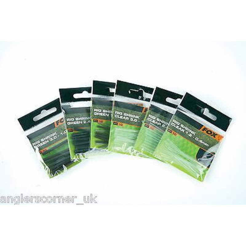 Fox Shrink Tubing Green 3.0 - 1.0mm