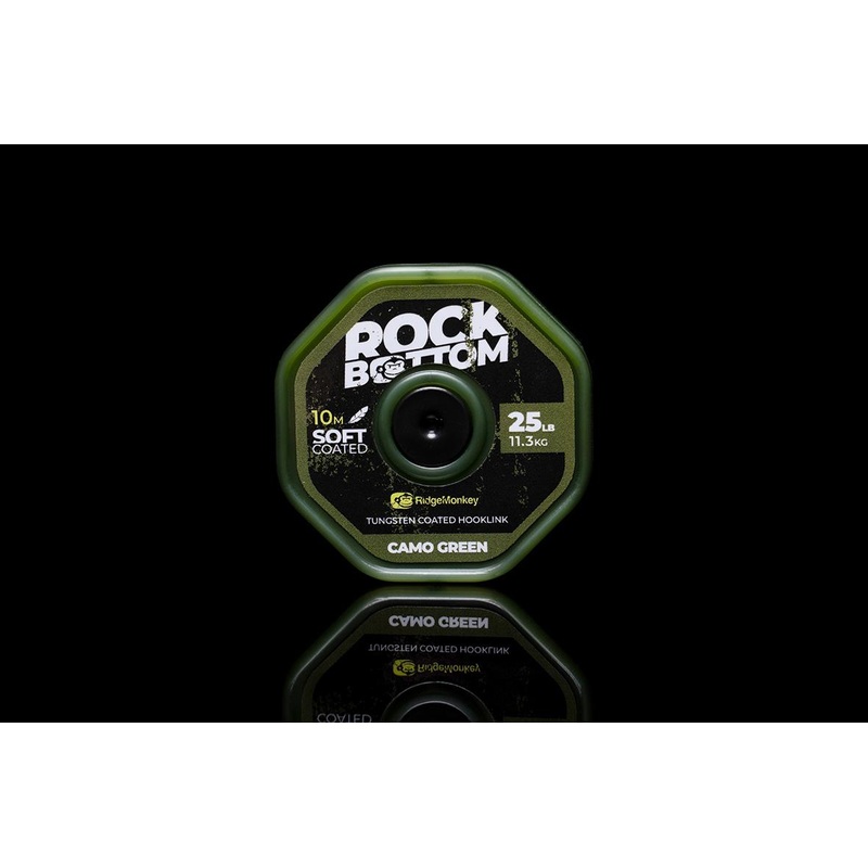 RidgeMonkey RM-Tec Rock Bottom Tungsten Coated Hooklink