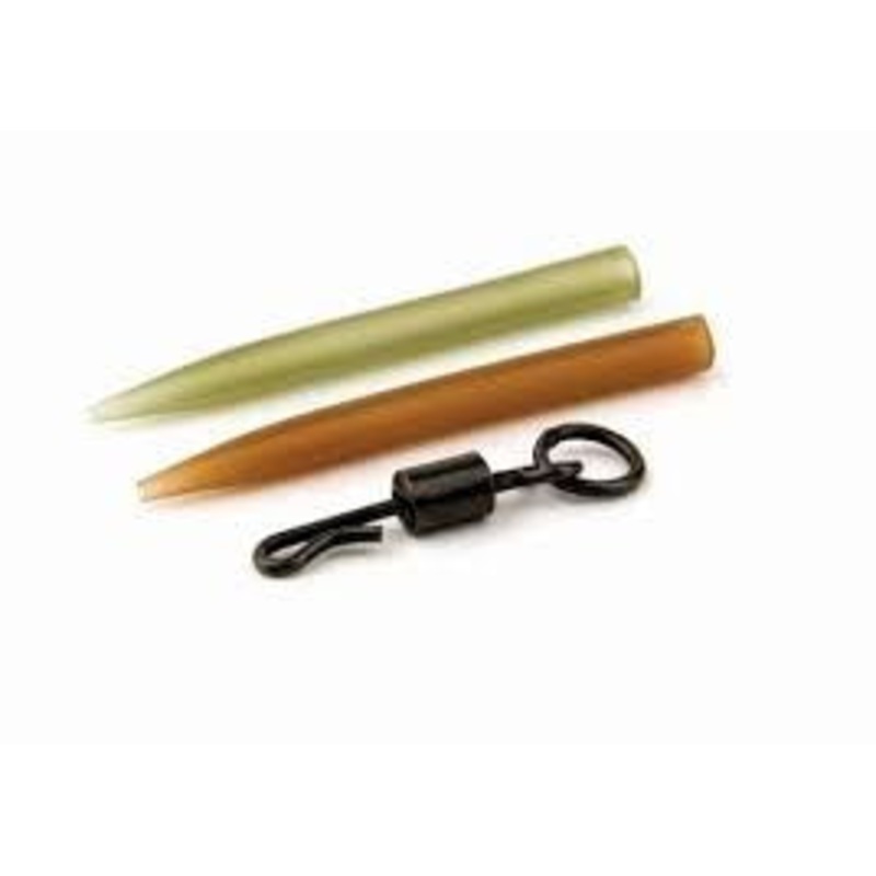 Fox Kwik Change Heli Swivels and Sleeves Size 10