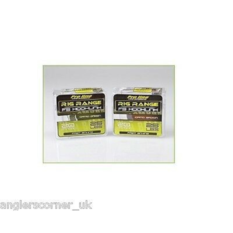 ProLine FS Hooklink - Camo Green 25lb 20mtr