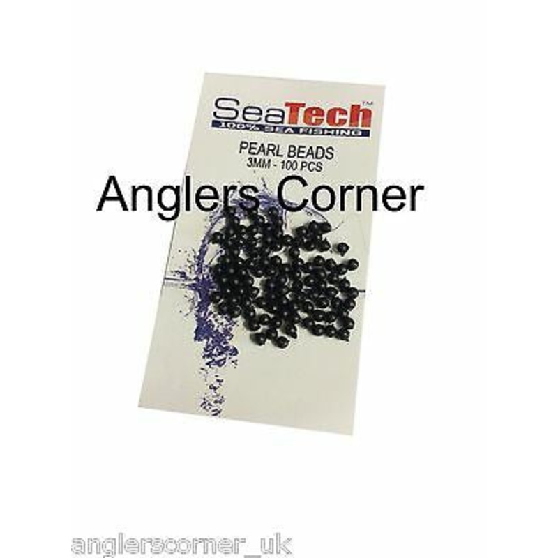 SeaTech Black Beads - 3mm