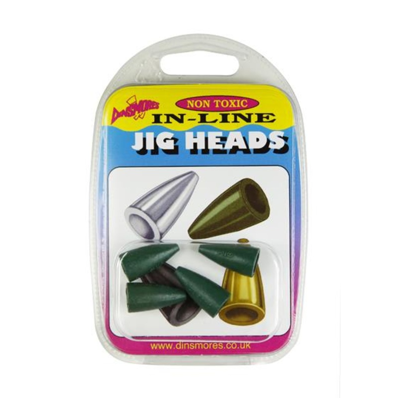 Dinsmores In-Line Jig Heads 10g
