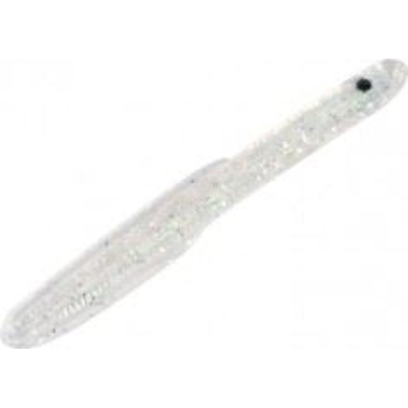 Tsunami Sand Eel 6in Clear Glitter