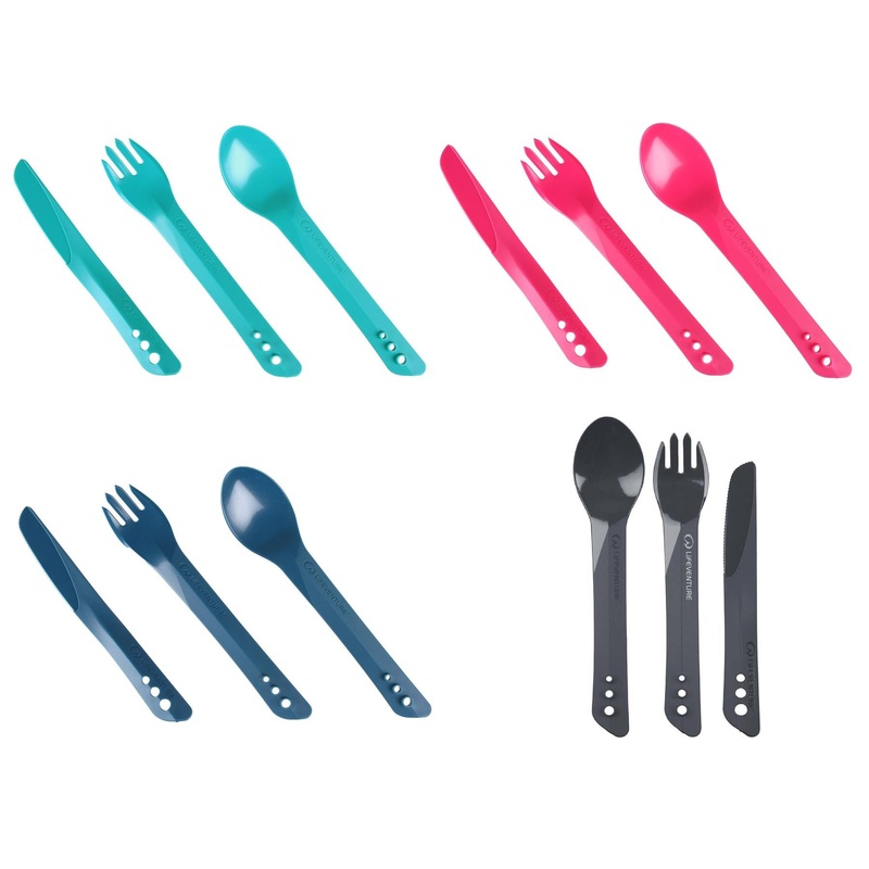 Lifeventure Ellipse Knife, Fork and Spoon Set