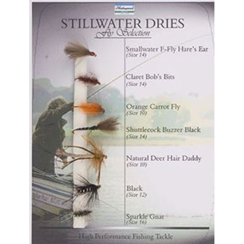 Shakespeare No.2 Stillwater Dries Fly Selection