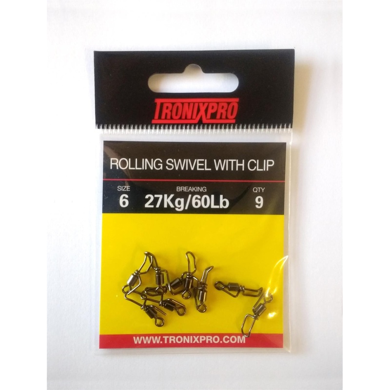 TronixPro Rolling Swivels With Clip 6