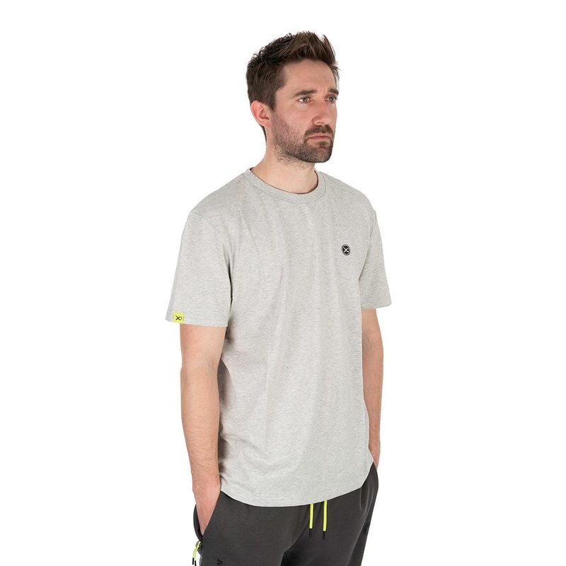 Matrix Large Logo T-Shirt Marl Grey