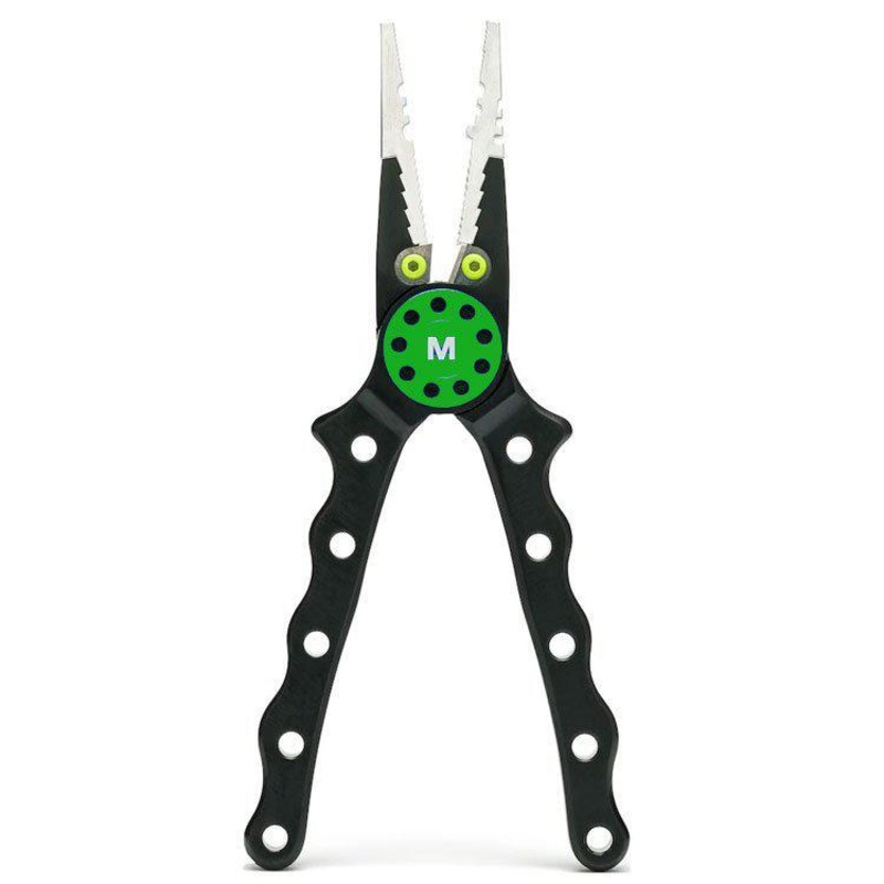 Mustad 6.5" Aluminium Fishing Plier Green