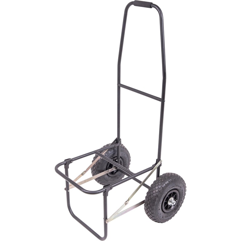 Leeda Fold Up Trolley w/ Pneumatic Wheels