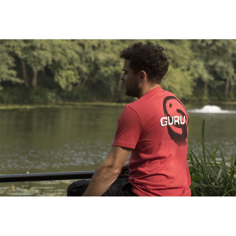 Guru Brush Logo Red Tee
