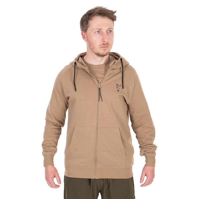 Fox Collection LW Zip Hoody - Tan Ltd