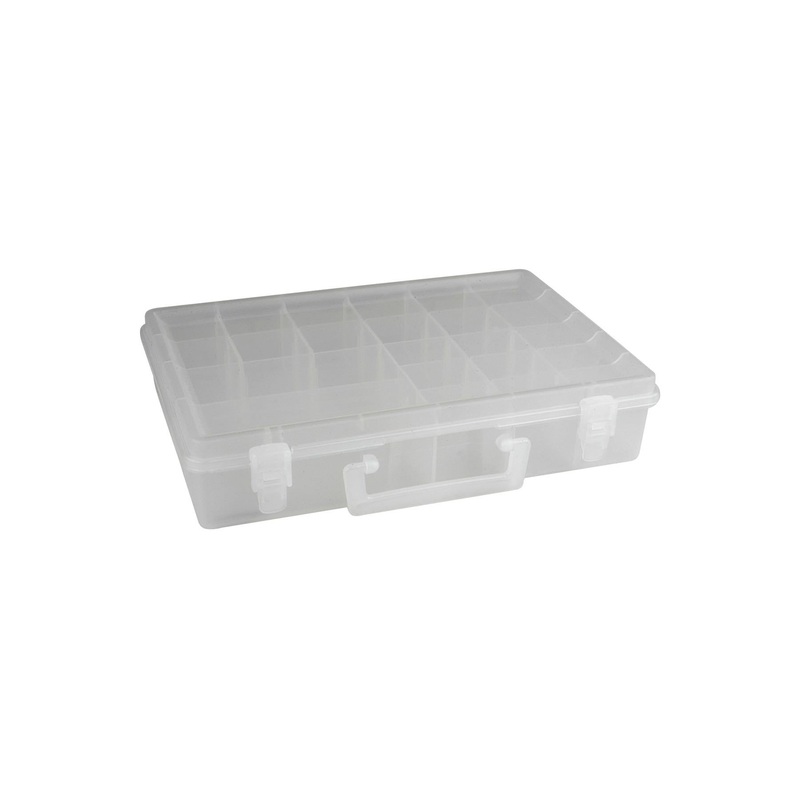 Leeda Multi Change Case Tackle Box 6-24 Compartments