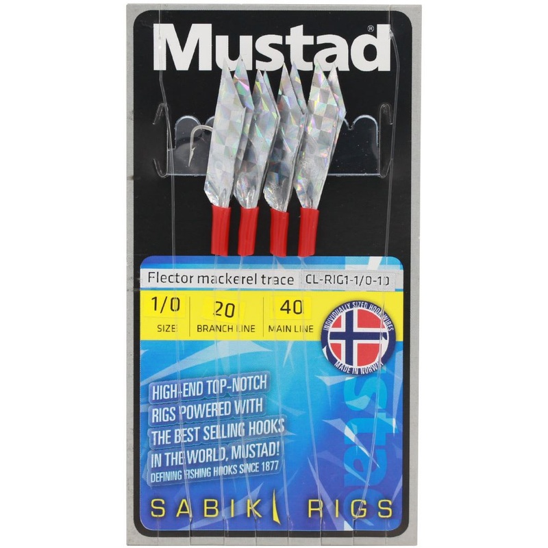 Mustad Flector Mackerel Size 3/0 50lb