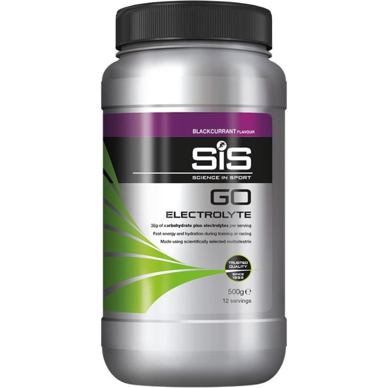Science In Sport GO Electrolyte Drink Powder Blackcurrant 500 g Tub