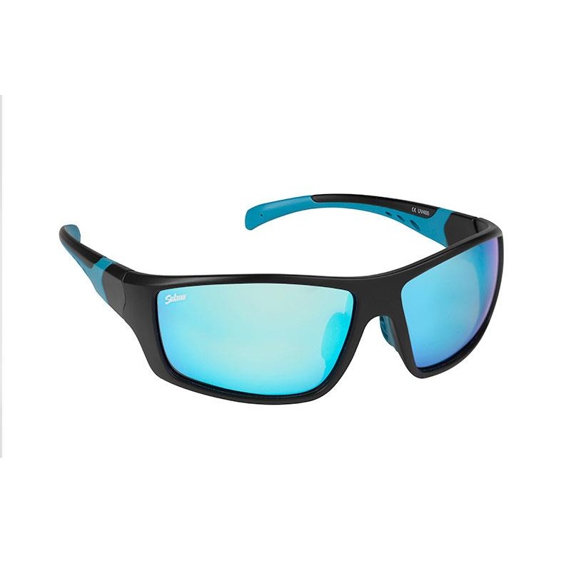 Salmo Black Glasses Grey Ice Blue Lens