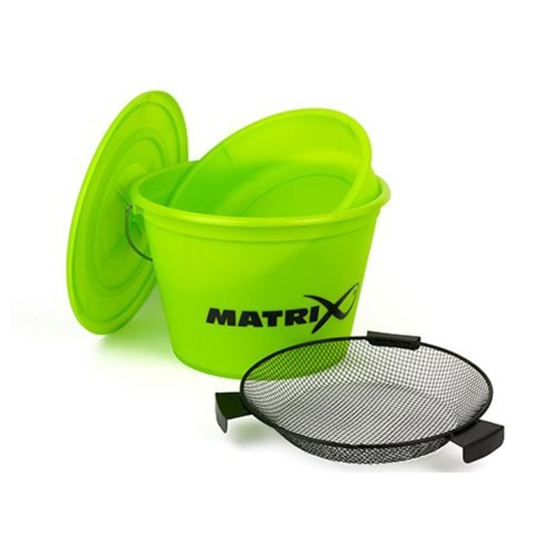 Fox Matrix Bucket Set Inc Tray & Riddle