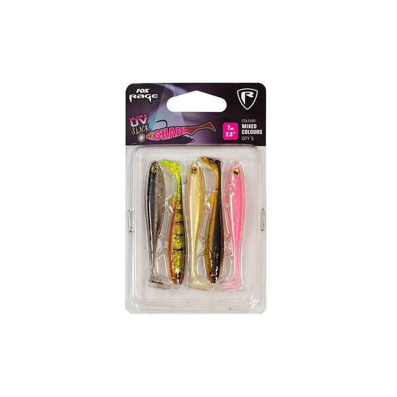 Fox Rage Slick Shad Mixed UV Colour