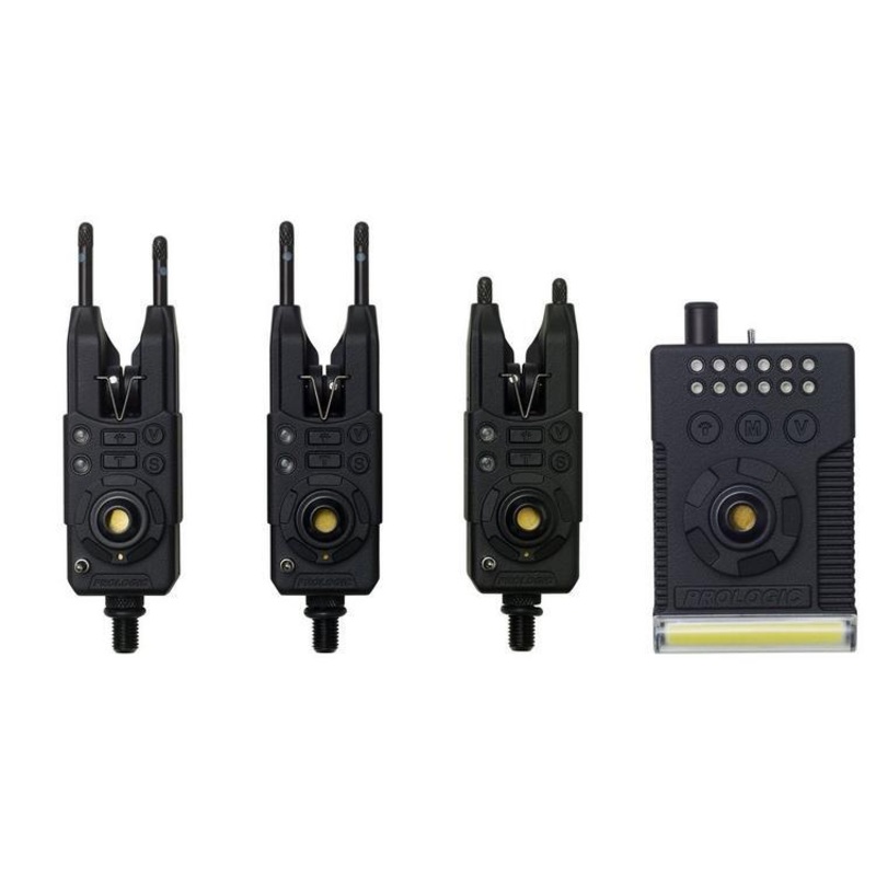 ProLogic Fulcrum RMX Pro Bite Alarm Set 3+1 Multi Colour