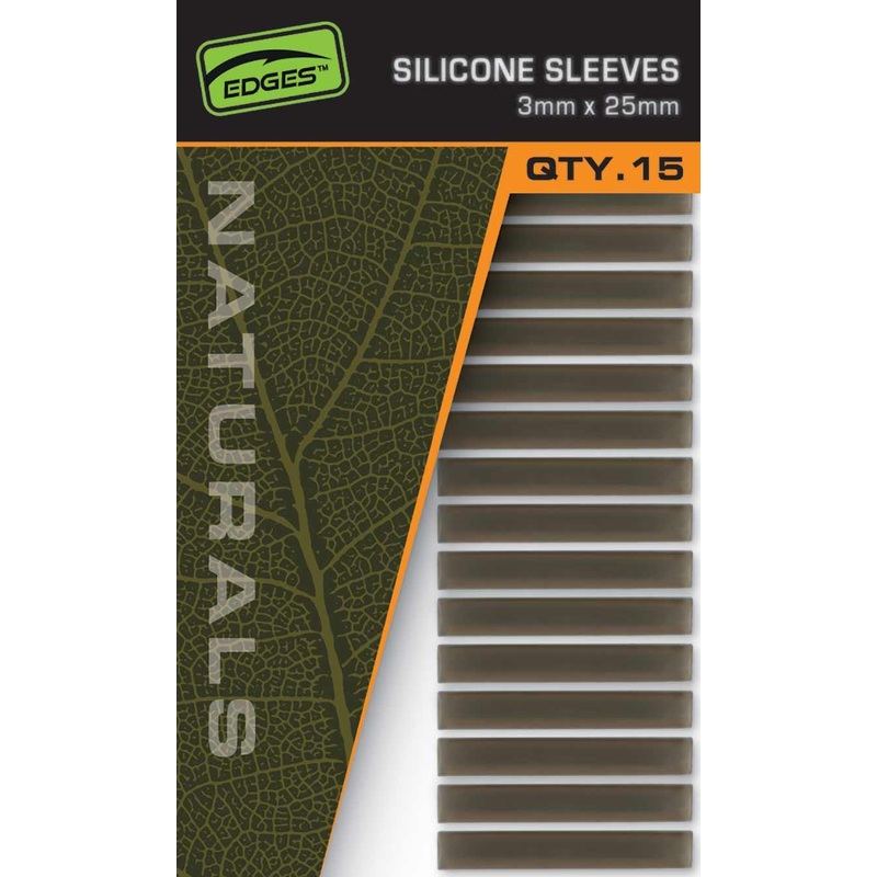 Fox Edges Silicone Sleeves 3mm x 25mm x 15