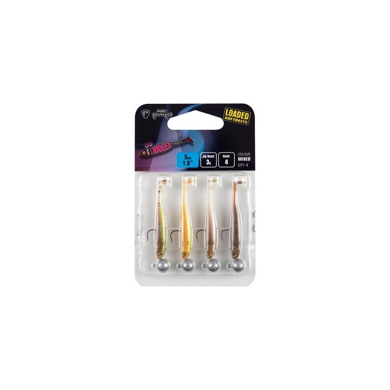 Fox Rage Micro Tiddler Fast Mixed UV Colour Pack Loaded