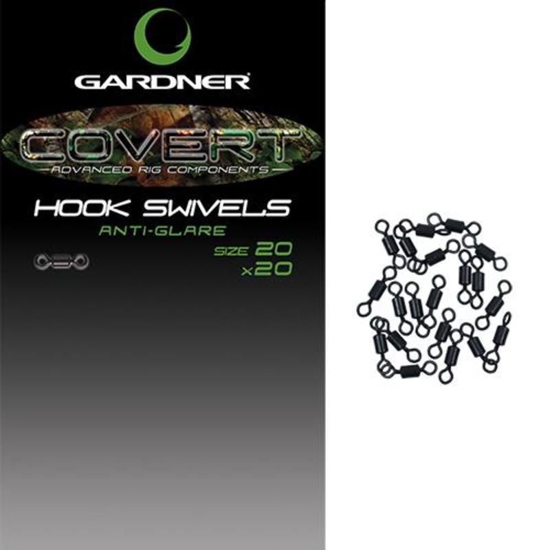 Gardner Covert Hook Swivels Size 20