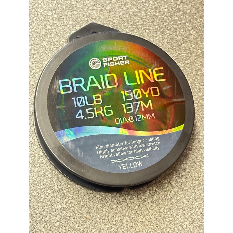 Sport Fisher Braid Line 10lb 150yds
