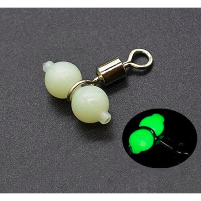 Inova Glow In-line Beaded Swivel - Medium
