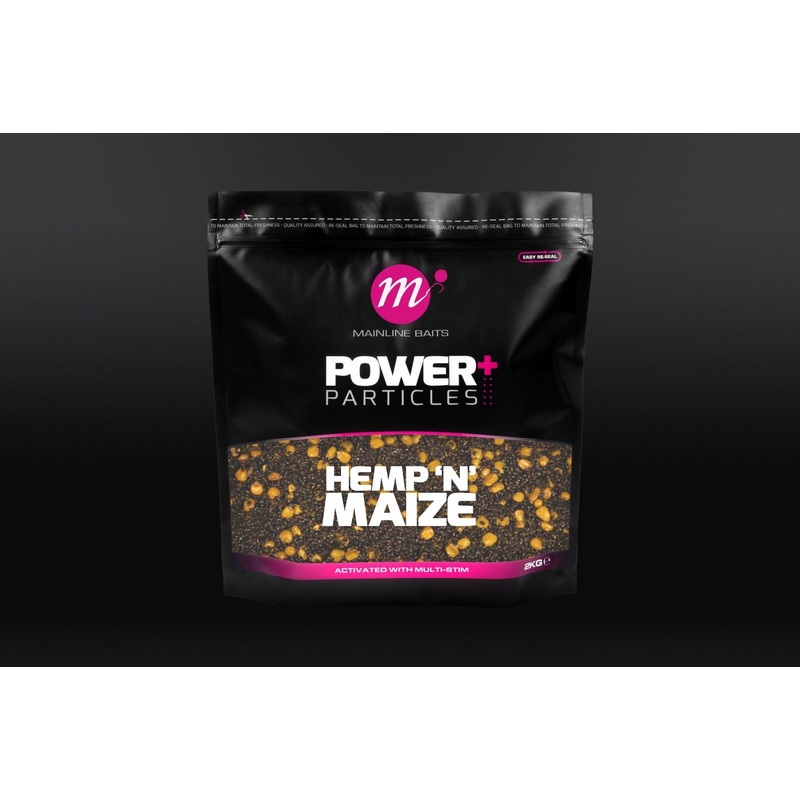 Mainline Power+ Particles Hemp N Maize 2kg Bag