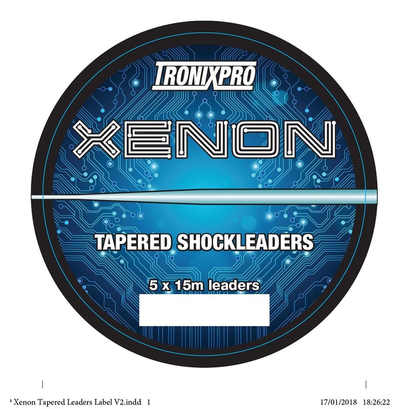 TronixPro Xenon Tapered Leaders Orange 5x15m