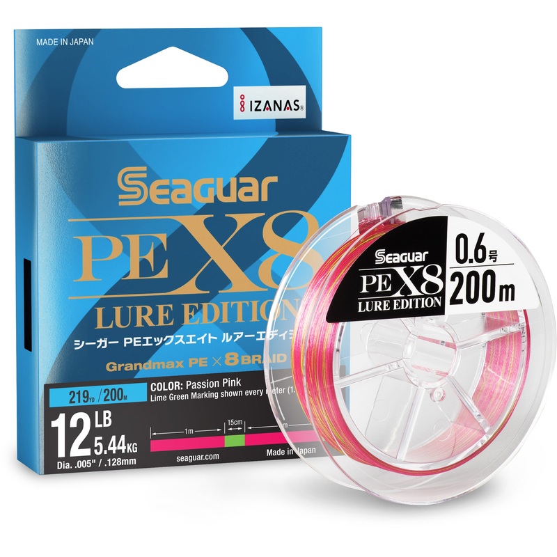 Seaguar JDM PEX8 HI-Vis Braid - 219 Yard Spool