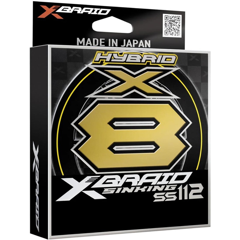 X-Braid X8 Sinking High-Vis Yellow Braid - 165 Yard Spool