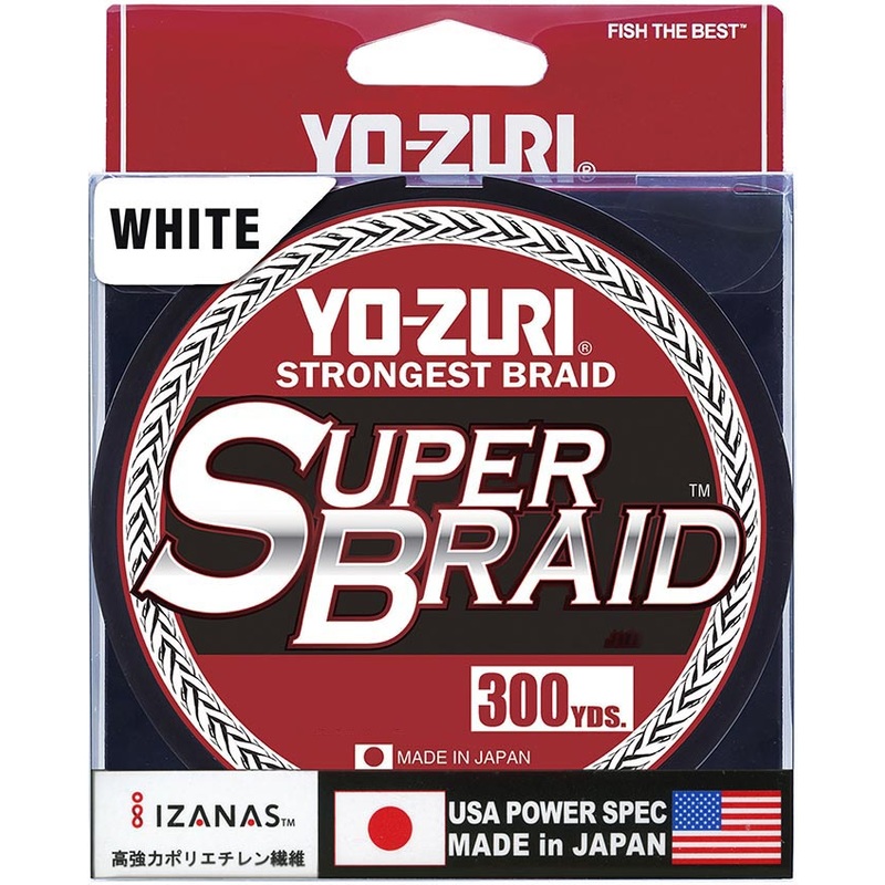 Yo-Zuri SuperBraid White - 300 Yard Spool