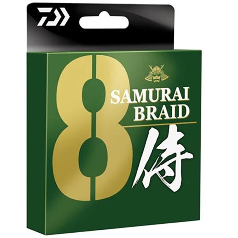 Daiwa Samurai 8 Braid Dark Green Braided Line - 330 YD Spool