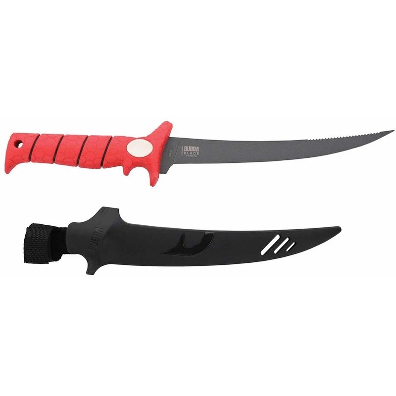 Bubba Tapered Flex Serrated Back Fillet Knife - 9 Inch