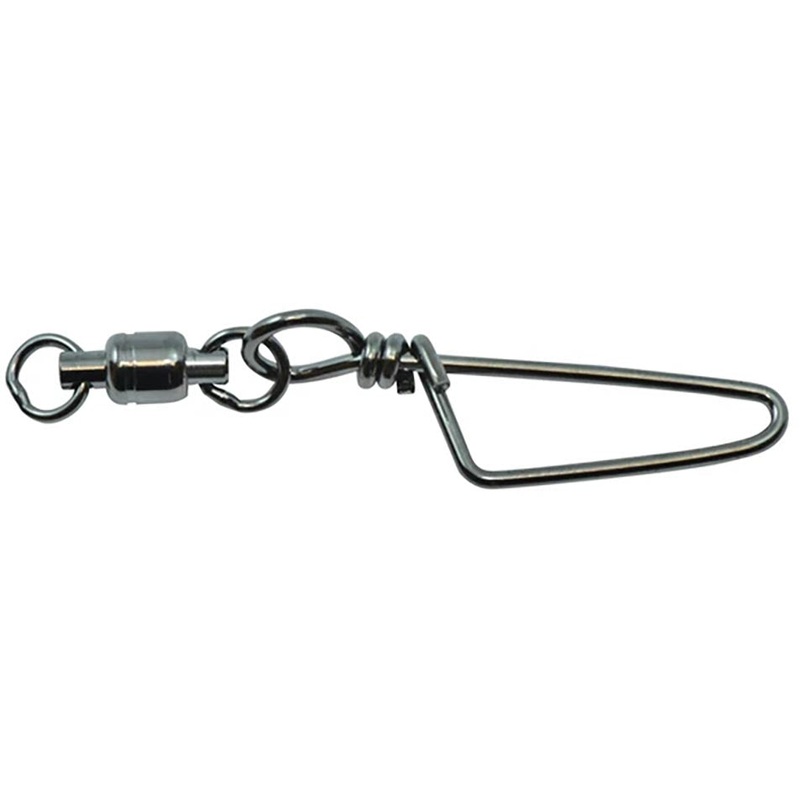 SPRO Power Ball Bearing Swivels w/Cosastlock Snap & Welded Rings - NSB Finish