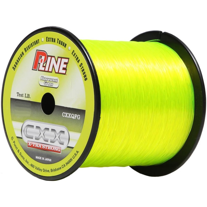 P-Line CXX Fluorescent Green X-Tra Strong Fishing Line