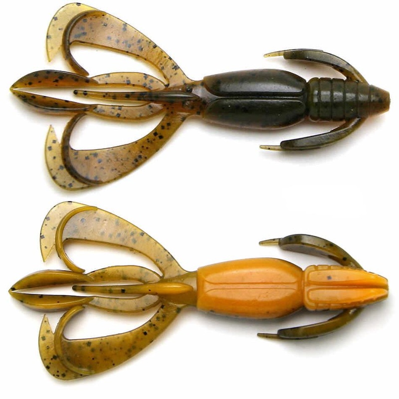 Keitech Crazy Flapper 4.4 inch Soft Plastic Creature Bait 6 pack