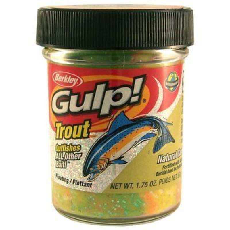 Berkley Gulp! Trout Dough Natural Garlic Scent 1.75 oz. Jar