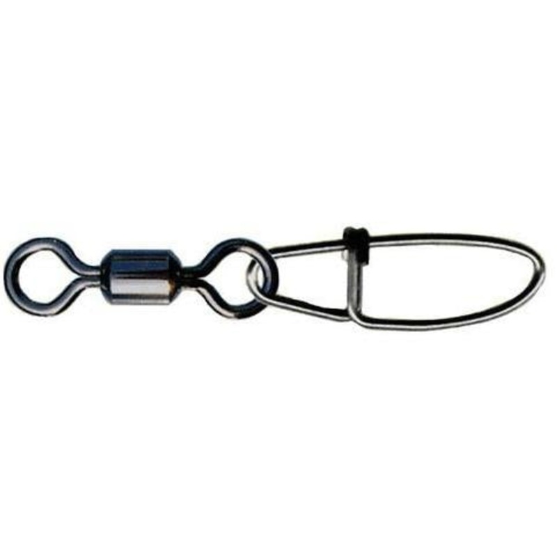 P-Line Single Rolling Barrel Swivel w/ Cross Lock Snap