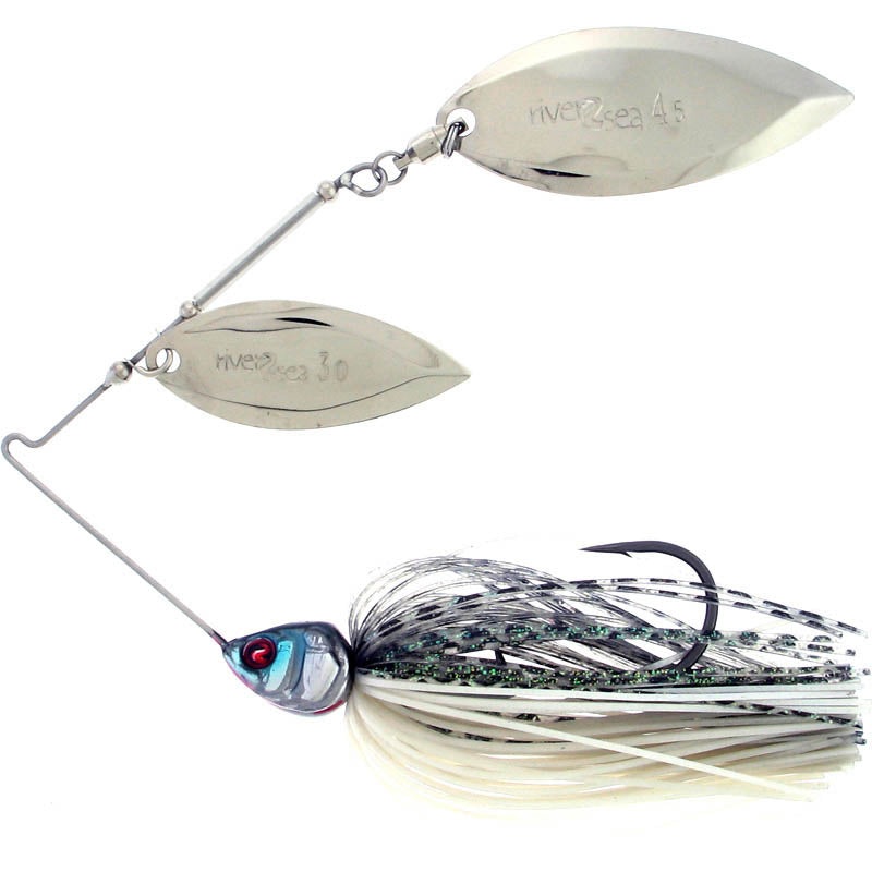 River2Sea Ish Monroe Bling Double Willow Spinnerbait 3/8 oz.