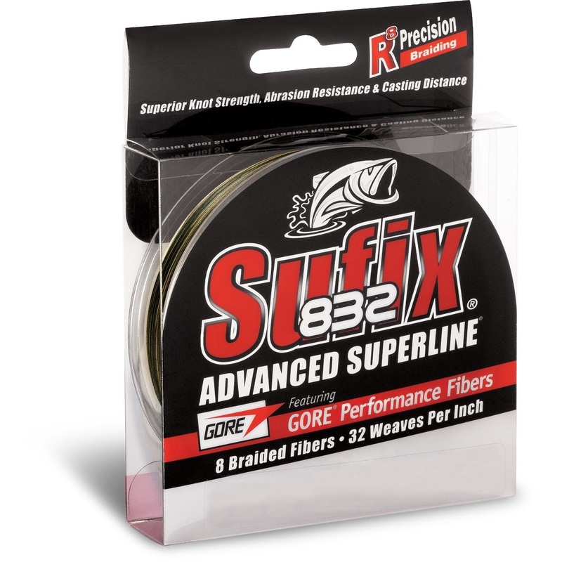 Sufix 832 Braid Camo Green Braided Line