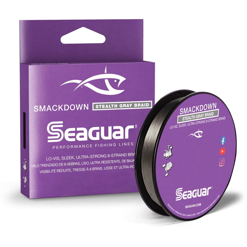 Seaguar Smackdown Braid 150 Yards Stealth Gray