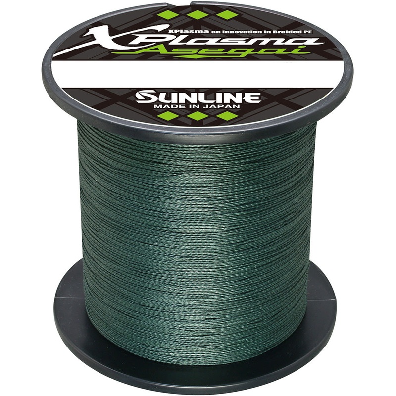 Sunline Xplasma Asegai Green Braided Line - 1000 Yards