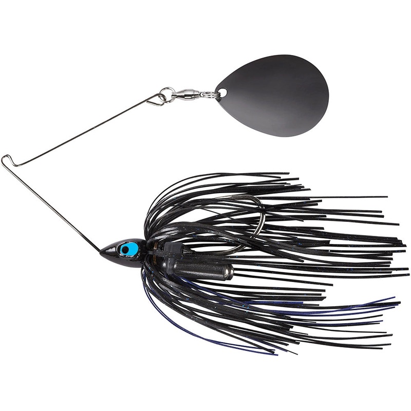 War Eagle Painted Head Night Time Single Colorado Spinnerbait - 1/2 oz