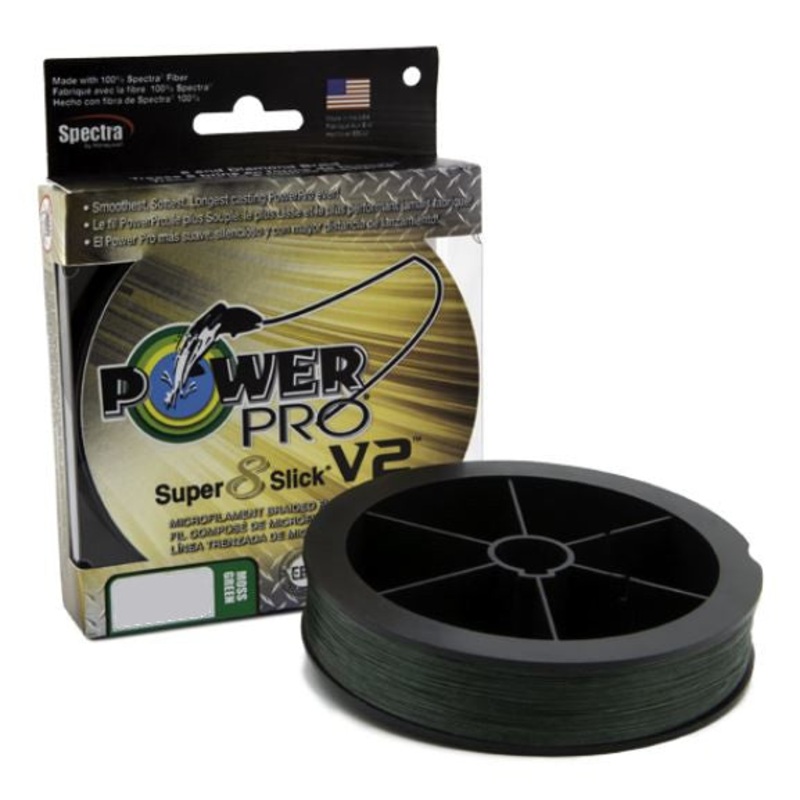 Power Pro Super8Slick V2 Moss Green Braided Line