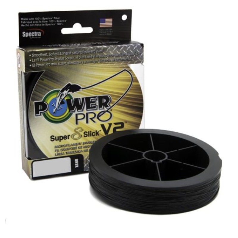 Power Pro Super8Slick V2 Onyx Black Braided Line