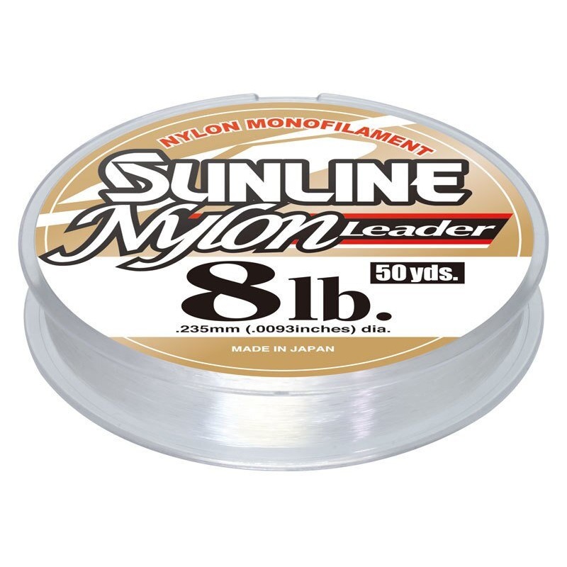 Sunline Nylon Monofilament Leader Wheel 50 Yards