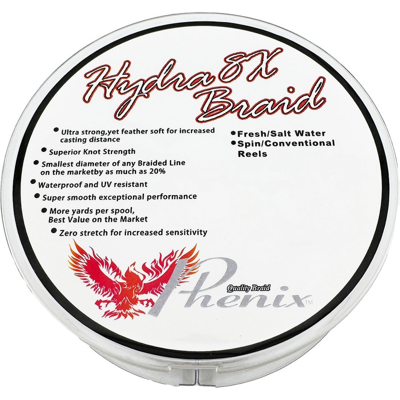 Phenix Hydra 8X Braided Line Bulk Spools - Neutral-Vis White